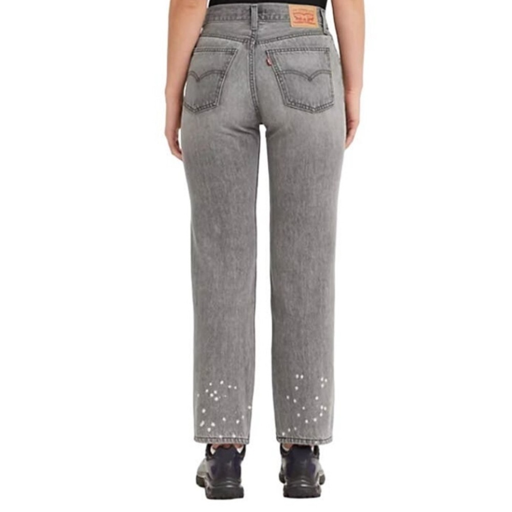 Levi’s Acid Wash Low Pro Straight Jeans